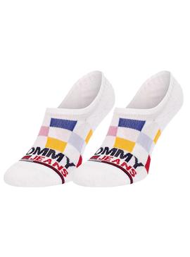 Calcetines Tommy Jeans Show High Blanco 