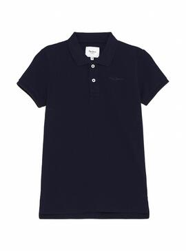 Polo Pepe Jeans Thor Azul Marino Para Niño