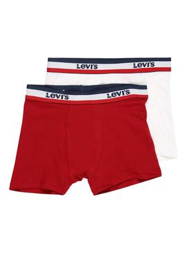 Calzoncillos Levis Sportswear Logo Rojo Para Niño