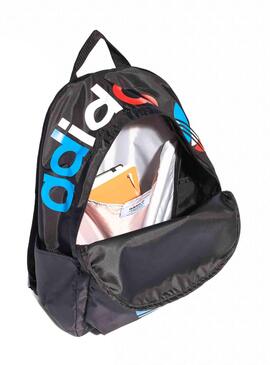 Mochila Adidas Tricolor Negro Para Niño Y Niña 
