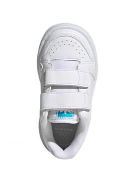 Zapatillas Adidas NY 90 Blanco Para Niña