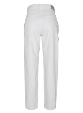 Pantalón Vaquero Only Troy Life Blanco Para Mujer