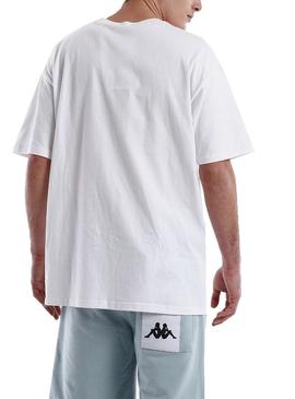 Camiseta Kappa Ewan Blanco Para Hombre