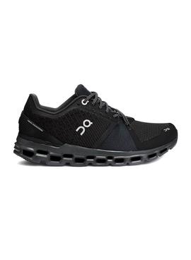 Zapatillas On running CloudStratus Mujer Negro