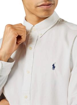 Camisa Polo Ralph Lauren Sport Long Blanco Hombre