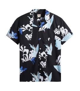 Camisa Levis Cubano Collage Marino Para Hombre