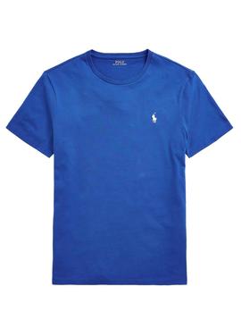 Camiseta Polo Ralph Lauren Custom Fit Azul Hombre