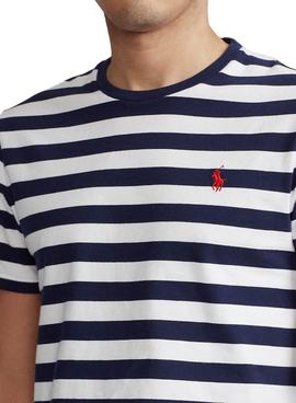 Camiseta Polo Ralph Lauren Rayas Azul Hombre