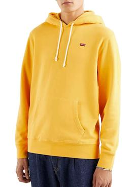 Sudadera Levis New Original Hoodie Amarillo Hombre