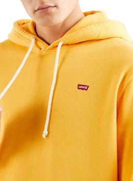 Sudadera Levis New Original Hoodie Amarillo Hombre