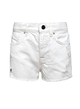 Short Pepe Jeans Patty Blanco para Niña