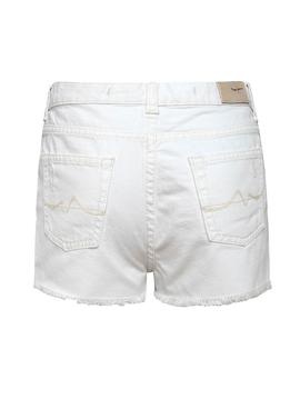 Short Pepe Jeans Patty Blanco para Niña