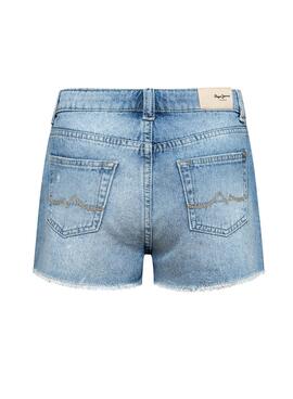 Short Pepe Jeans Patty Azul para Niña