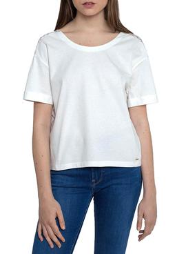Camiseta Pepe Jeans Belinda Blanco Para Mujer