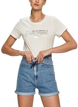 Camiseta Pepe Jeans Betty Blanco Para Mujer