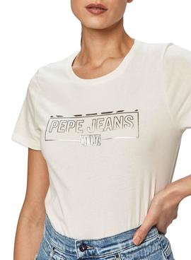 Camiseta Pepe Jeans Betty Blanco Para Mujer