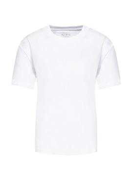 Camiseta Pepe Jeans Eva Blanco Para Mujer