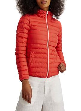 Cazadora Ecoalf Atlantic Rojo Para Mujer