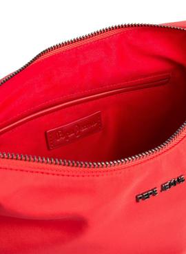 Bolso Pepe Jeans Patt Rojo Para Mujer