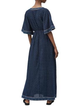 Vestido Pepe Jeans Justina Azul Para Mujer