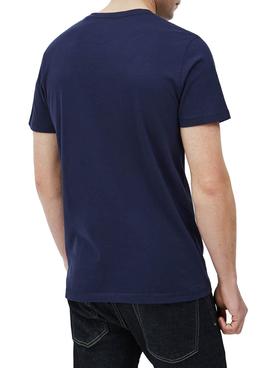 Camiseta Pepe Jeans Davy Marino Para Hombre