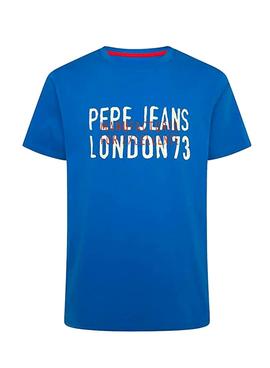Camiseta Pepe Jeans Devos Azulon Para Hombre