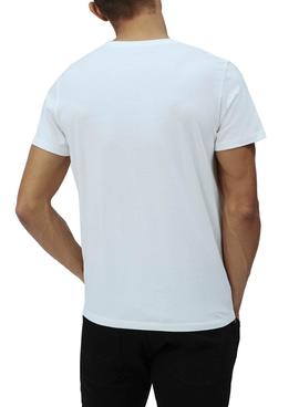 Camiseta Pepe Jeans Donovan Blanco Para Hombre