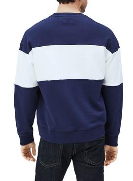 Sudadera Pepe Jeans Harper Azul Para Hombre