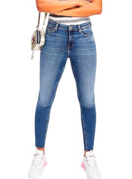 Pantalón Vaquero Tommy Jeans Nora Azul Mujer