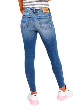 Pantalón Vaquero Tommy Jeans Nora Azul Mujer