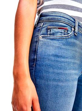 Pantalón Vaquero Tommy Jeans Nora Azul Mujer