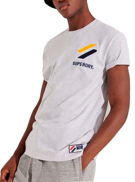 Camiseta Superdry Sportstyle Blanco Para Hombre