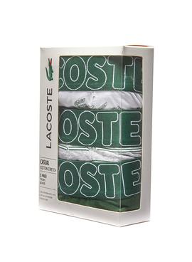 Calzoncillos Lacoste Stretch Verde Para Hombre