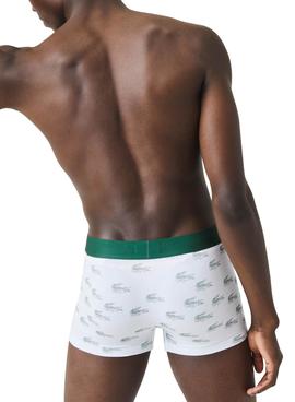 Calzoncillos Lacoste Stretch Verde Para Hombre