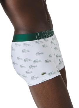 Calzoncillos Lacoste Stretch Verde Para Hombre