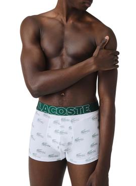 Calzoncillos Lacoste Stretch Verde Para Hombre