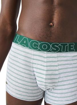 Calzoncillos Lacoste Stretch Verde Para Hombre