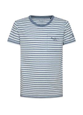 Camiseta Pepe Jeans Joss Azul para Niño