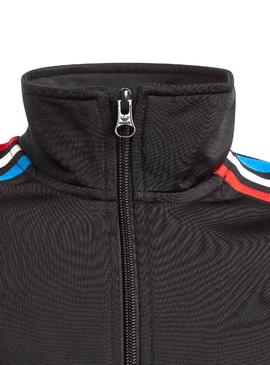 Chaqueta Adidas Tracktop Negro Para Niño Niña