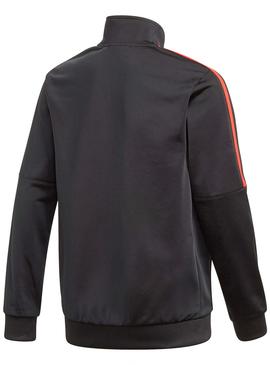 Chaqueta Adidas Tracktop Negro Para Niño Niña