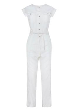 Mono Pepe Jeans Uli Blanco Para Mujer