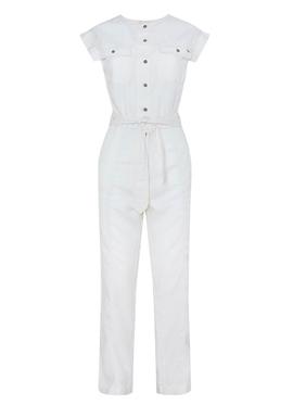 Mono Pepe Jeans Uli Blanco Para Mujer