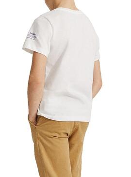 Camiseta Ecoalf Great B Blanco Para Niño