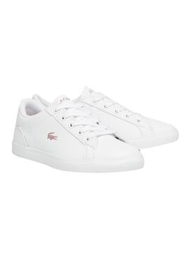 Zapatillas Lacoste Lerond 0921 Blanco Para Niña