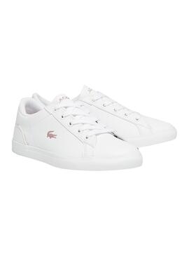 Zapatillas Lacoste Lerond 0921 Blanco Para Niña