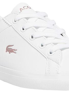 Zapatillas Lacoste Lerond 0921 Blanco Para Ni a