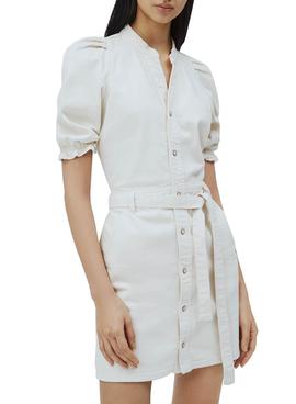 Vestido Pepe Jeans Dory Blanco Para Mujer