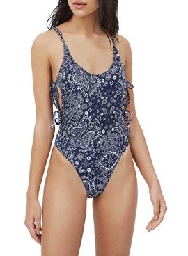 Bañador Pepe Jeans Isabella Azul Marino Para Mujer