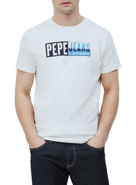 Camiseta Pepe Jeans Gelu Blanco Para Mujer