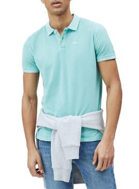 Polo Pepe Jeans Vincent Azul Claro Para Hombre